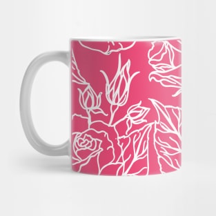 Flower rose design style Mug